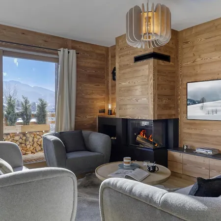 L'alezan I Proche Du Centre De Apartamento Megève